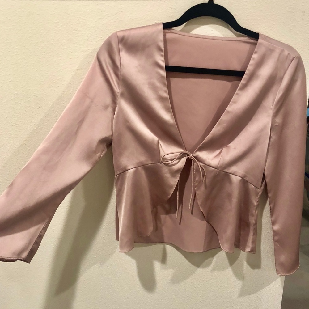 Silk Tie Top